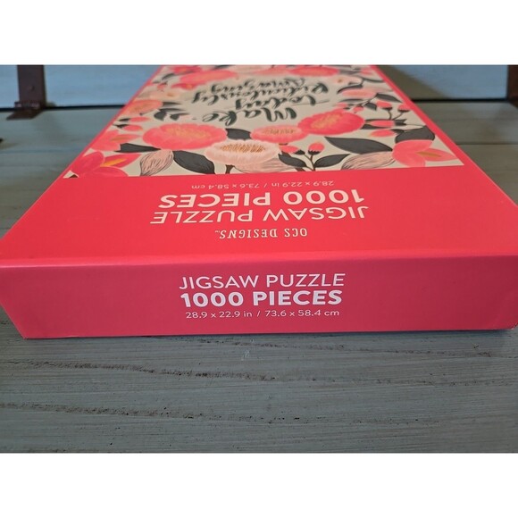 OCS Designs Jigsaw Puzzle 1000 Piece Flowers Make Today Ridiculously Amazing - Picture 4 of 6
